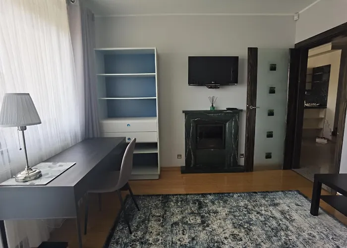 Z Kominkiem Oraz Sauna 公寓 格丁尼亚